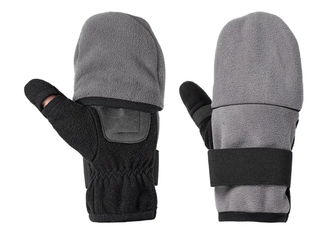 Рукавички Viking Fishing Ice Pro 5 cut finger+cover grey-graphite Фото 2